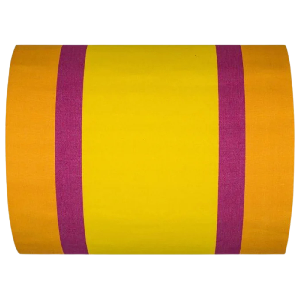 PLAGE JAUNE ACIDE / SAFRAN - Indoor Cotton Fabric 43cm wide