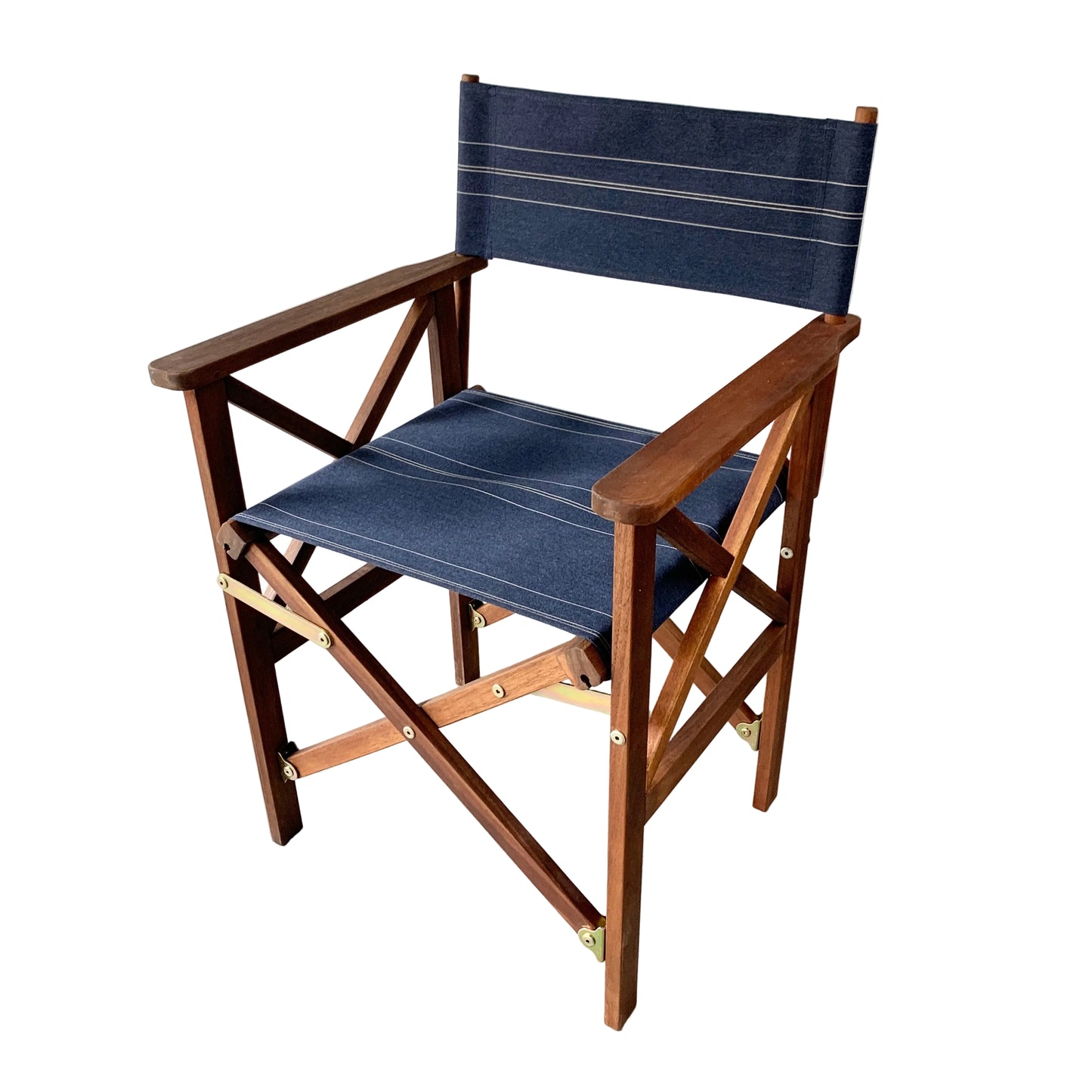 Replacement Director’s Chair Sling - Sunbrella - PIN STRIPE DENIM