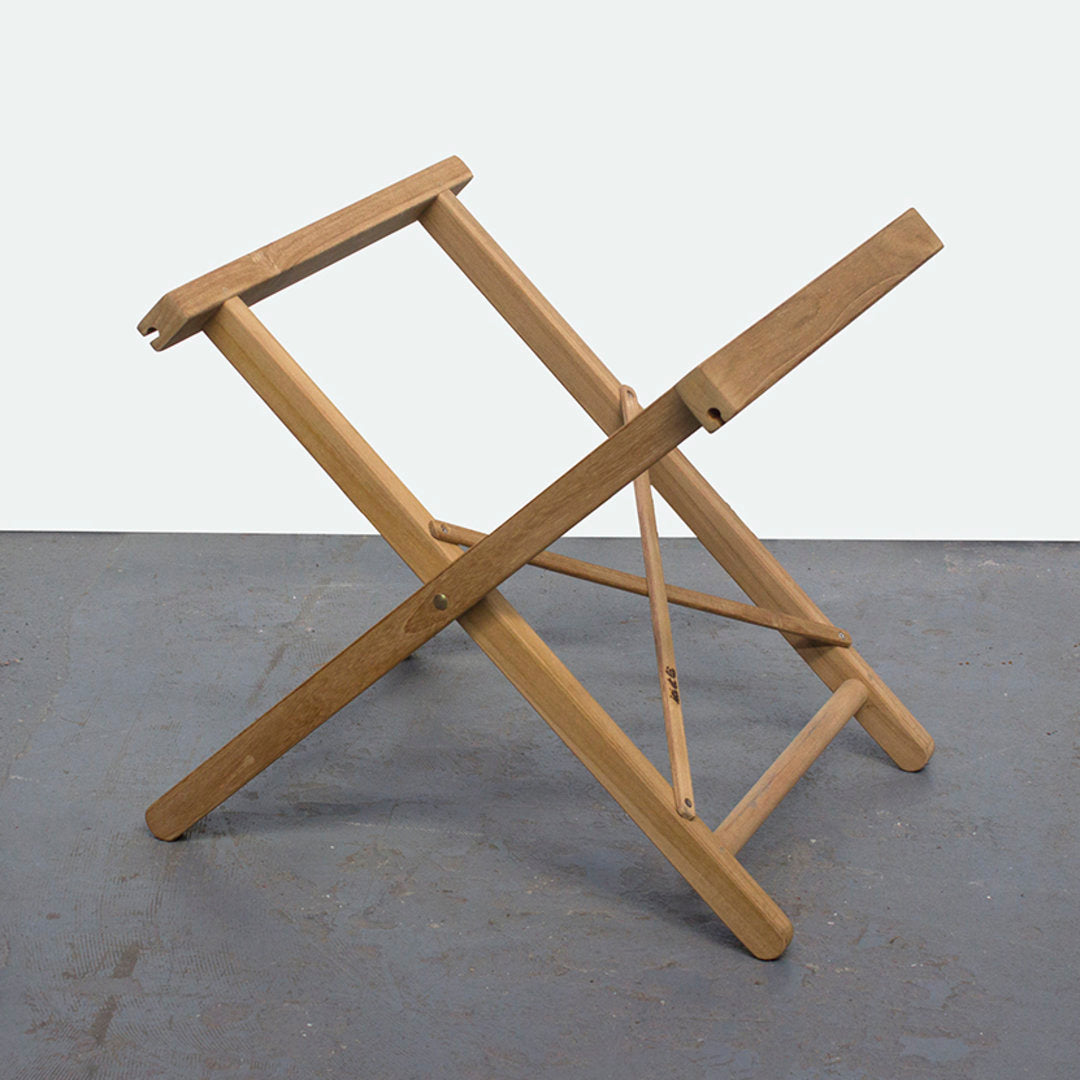 Folding Stool Teak - Frame Only