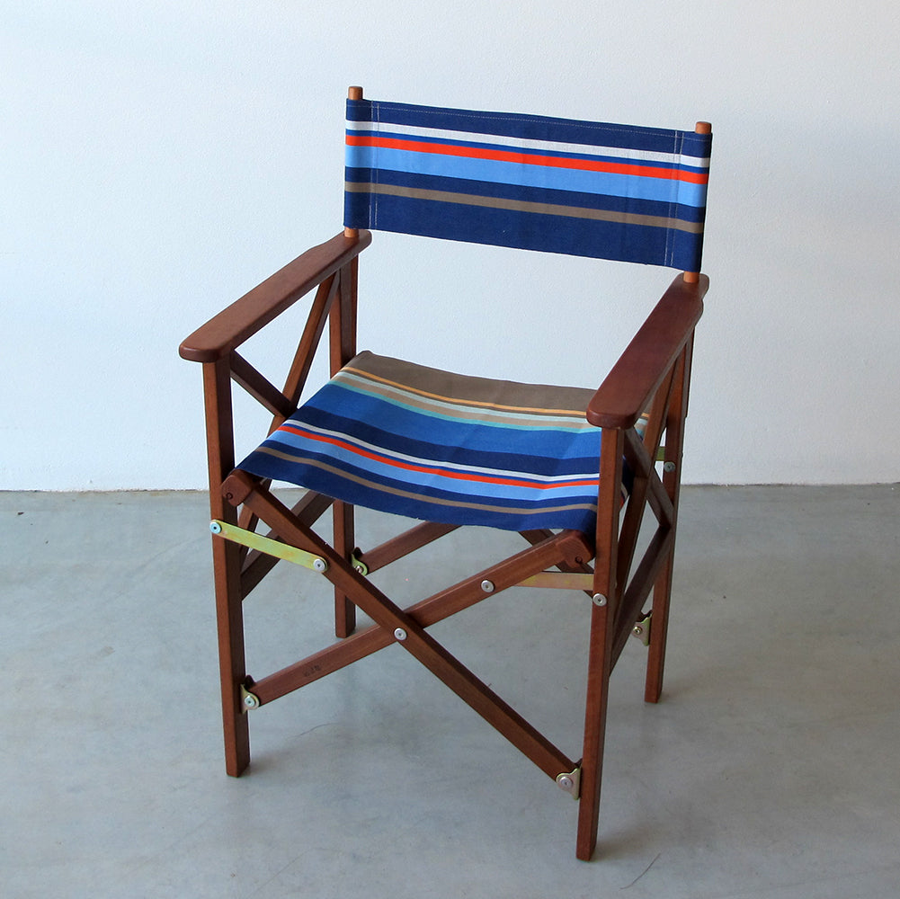 Directors Chair Hardwood Cotton Colliour Roy ICI ET LA