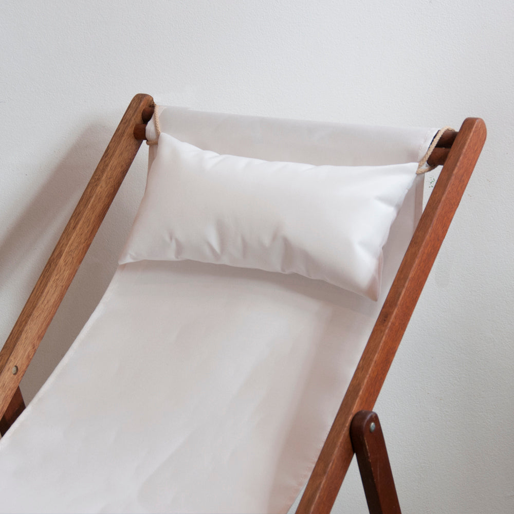Head Cushion Synthetic Natural White