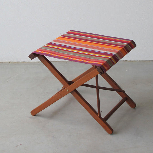 Replacement Sling Folding Stool Cotton St Vincent Rouge