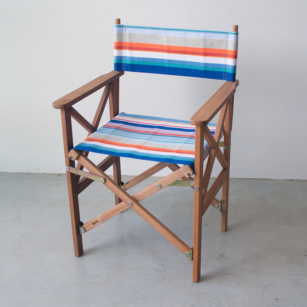 Directors Chair Teak Cotton Canet en Roussillon