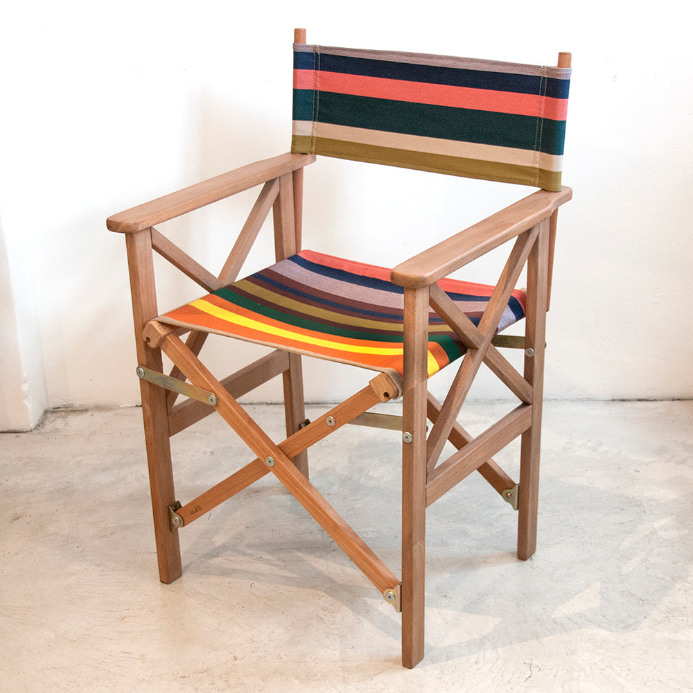 Directors Chair Teak Synthetic Dessy