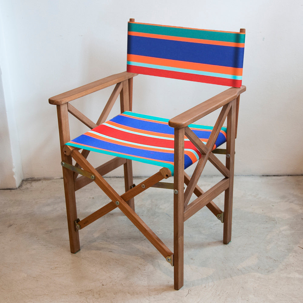 Directors Chair Teak Synthetic Les Planche