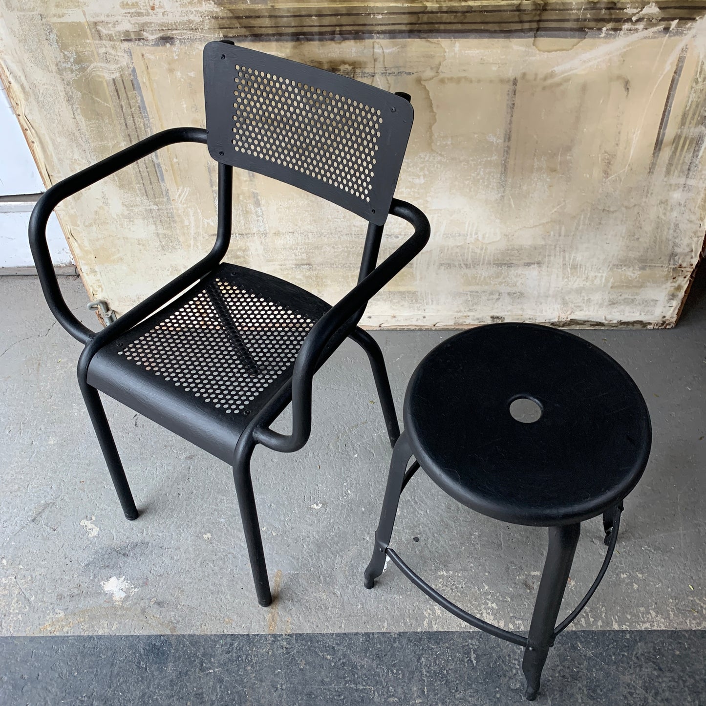 Chair and Stool a Set