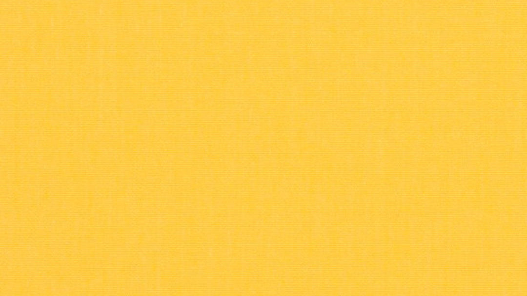 A solid yellow Sunbrella outdoor fabric with a textured weave.
