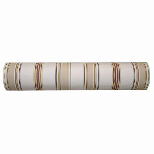 Sunbrella Fabric Roll of Les Toiles du Soleil Auguste, with beige soft stripes