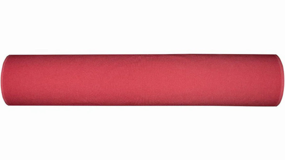 Cherry coloured Les Toiles du Soleil 180cm Cotton fabric roll