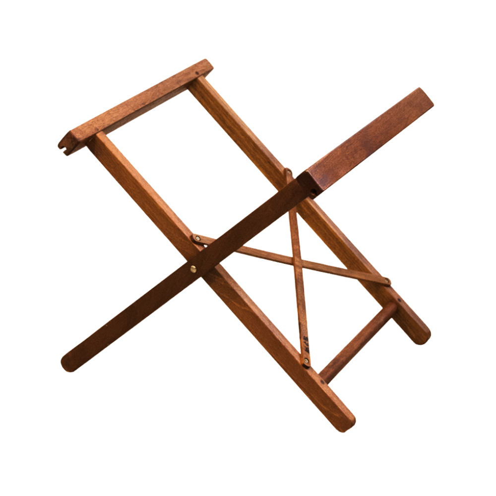 Hardwood Folding Stool – FRAME ONLY