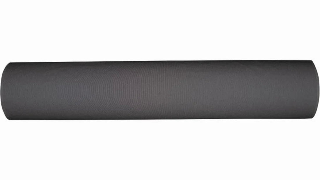 Uni Gris fabric cotton roll by Les Toiles du Soleil. A solid grey coloured fabric