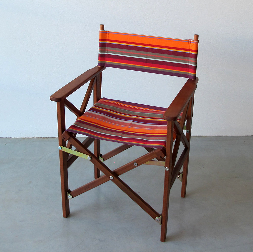 Hardwood Director’s Chair - Cotton - ST VINCENT ROUGE