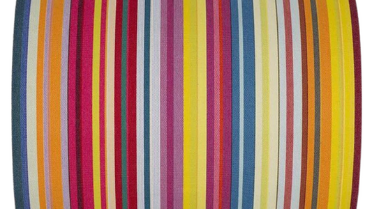 Multicoloured striped waterproof sunbrella fabric