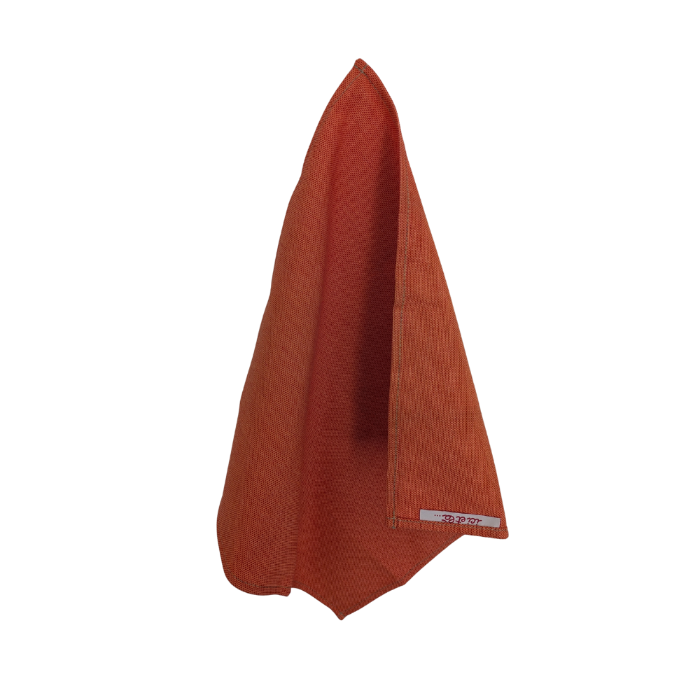 French Cotton Napkins (Set of 4) - LE ORANGE