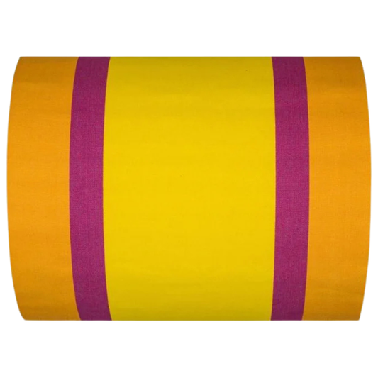 PLAGE JAUNE ACIDE / SAFRAN - Indoor Cotton Fabric 43cm wide
