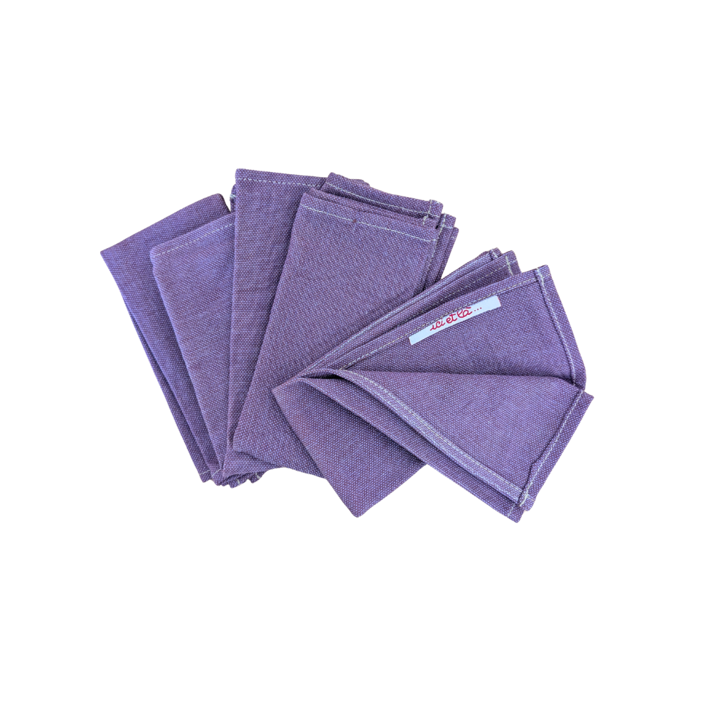 French Cotton Napkins (Set of 4) - PRUNELLE