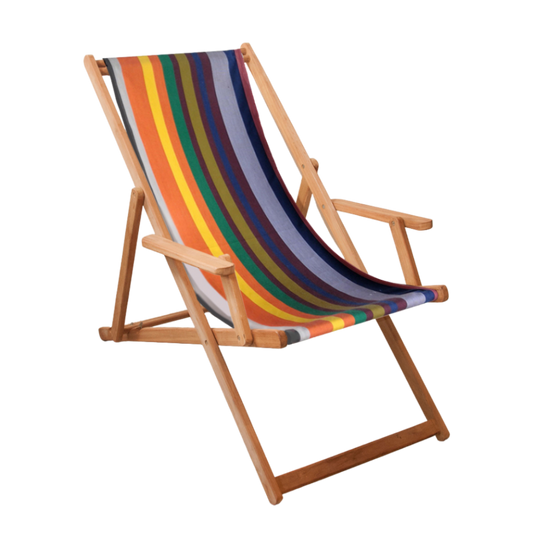 Teak Deckchair w/Arms - Outdoor - DESSY