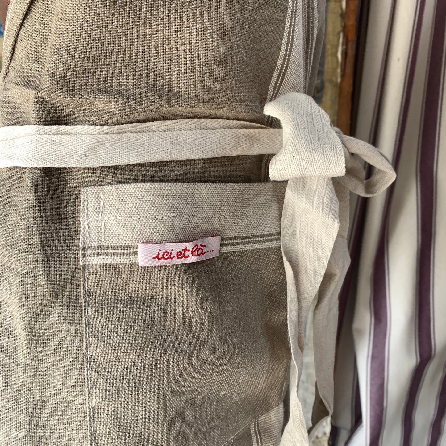 Cooking Apron white/brown