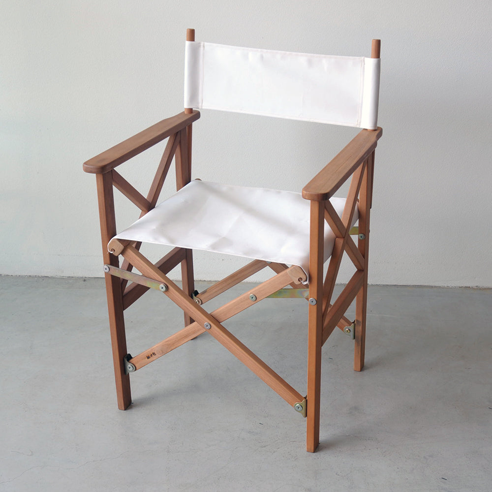 Replacement Sling Directors Chair Synthetic Natural White