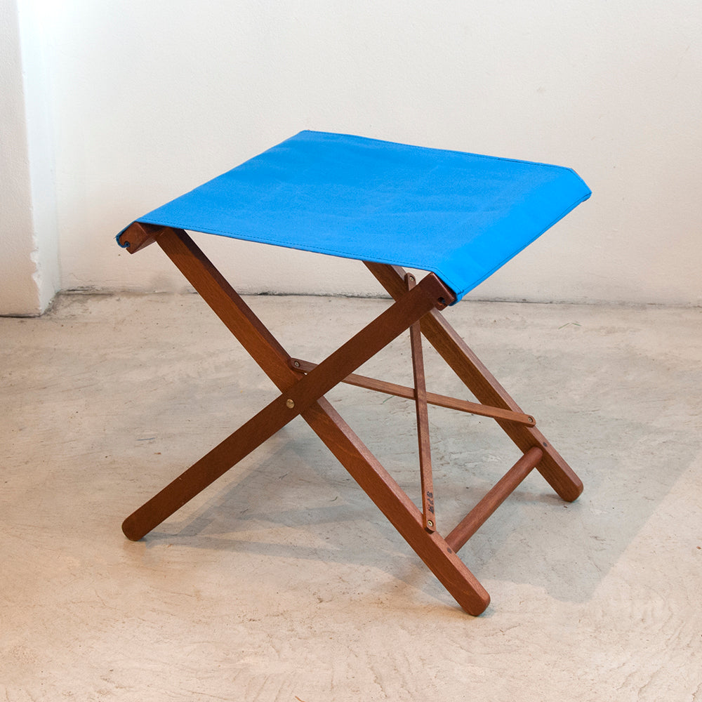 Replacement Sling Folding Stool Synthetic Capri Blue