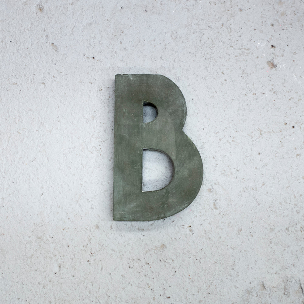 Zinc Letter B