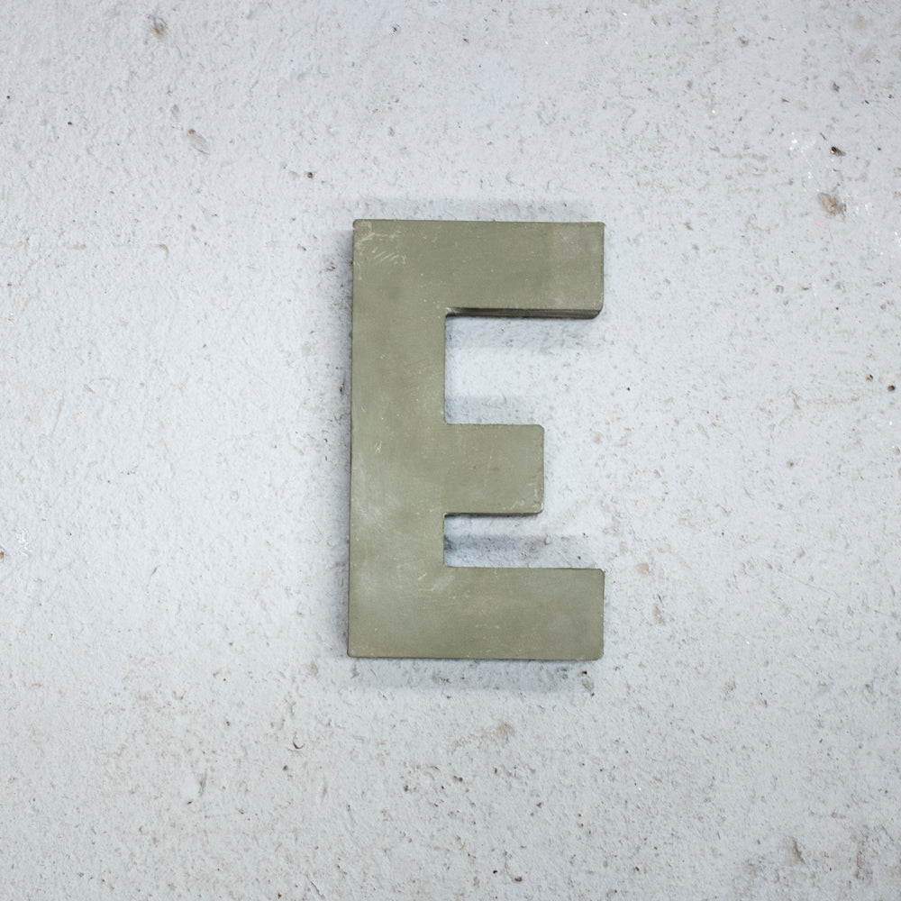 Zinc Letter E