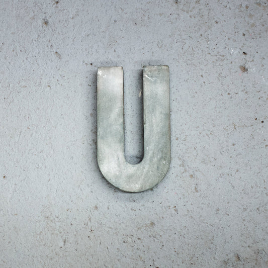 Zinc Letter U