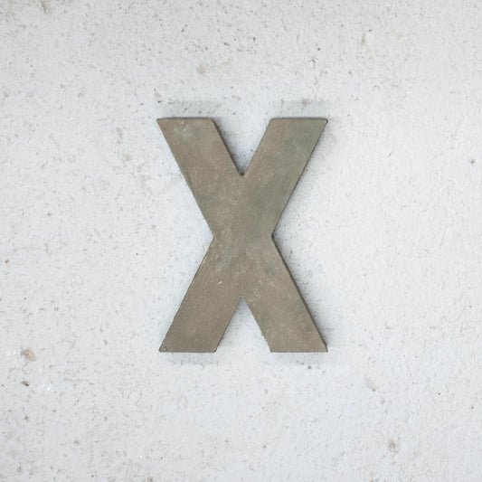 Zinc Letter X